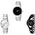 Neutron New Collection Chain Analogue Silver And Black Color Girls And Women Watch - G299-G304-G68 (Combo Of  3 )