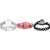 Neutron Classical Fashionable Barbie Doll And Chain Analogue Silver, Pink And Black Color Girls And Women Watch - G303-G322-G68 (Combo Of  3 )