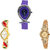 Neutron Modern Gift Fish Shape And Peacock Analogue Purple And Gold Color Girls And Women Watch - G54-G116-G265 (Combo Of  3 )