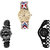 Neutron Contemporary Style Chain Analogue Multi Color And Black Color Girls And Women Watch - G313-G328-G68 (Combo Of  3 )