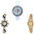 Neutron Contemporary Love Chronograph And Peacock Analogue White And Gold Color Girls And Women Watch - G56-G119-G265 (Combo Of  3 )