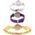Neutron Contemporary Traditional World Cup, Fish Shape And Peacock Analogue White, Purple And Gold Color Girls And Women Watch - G6-G54-G117 (Combo Of  3 )
