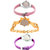 Neutron New Exclusive World Cup And Peacock Analogue Pink, Gold And Purple Color Girls And Women Watch - G3-G120-G4 (Combo Of  3 )