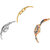 Neutron Latest 3D Design Peacock Analogue Gold And Silver Color Girls And Women Watch - G266-G404-G118 (Combo Of  3 )