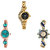 Neutron New Branded Chain, Flower Dimond And Peacock Analogue Gold And Rose Gold Color Girls And Women Watch - G114-G341-G119 (Combo Of  3 )