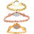 Neutron New Branded Chain, Flower Dimond And Peacock Analogue Gold And Rose Gold Color Girls And Women Watch - G114-G341-G119 (Combo Of  3 )