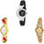 Neutron New Royal World Cup And Peacock Analogue Black And Gold Color Girls And Women Watch - G1-G116-G265 (Combo Of  3 )
