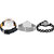 Neutron Treading Style Chronograph, Love Valentine And Chain Analogue Black And Silver Color Girls And Women Watch - G306-G279-G68 (Combo Of  3 )