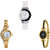 Neutron Latest Fashionable Chain Analogue White And Gold Color Girls And Women Watch - G11-G115-G121 (Combo Of  3 )