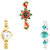 Neutron Brand New Exclusive Peacock, Chain And Flower Dimond Analogue Gold And Silver Color Girls And Women Watch - G120-G337-G339 (Combo Of  3 )
