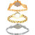 Neutron Brand New Exclusive Peacock, Chain And Flower Dimond Analogue Gold And Silver Color Girls And Women Watch - G120-G337-G339 (Combo Of  3 )