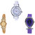 Neutron Contemporary Present Fish Shape Analogue White, Gold And Purple Color Girls And Women Watch - G50-G265-G54 (Combo Of  3 )