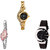 Neutron Brand New Present Chain Analogue Gold, Silver And Black Color Girls And Women Watch - G114-G405-G8 (Combo Of  3 )