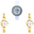 Neutron Latest Fancy Chronograph And Chain Analogue White And Gold Color Girls And Women Watch - G56-G337-G337 (Combo Of  3 )