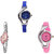 Neutron New Exclusive World Cup Analogue Blue, Silver And Pink Color Girls And Women Watch - G2-G405-G3 (Combo Of  3 )