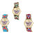 Neutron Latest Exclusive Butterfly Analogue Multi Color Color Girls And Women Watch - G133-G137-G134 (Combo Of  3 )