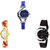 Neutron Latest Wrist  World Cup And Peacock Analogue Blue, Gold And Black Color Girls And Women Watch - G2-G116-G8 (Combo Of  3 )