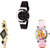 Neutron Modern Formal Barbie Doll Analogue Black, Gold And Pink Color Girls And Women Watch - G8-G266-G7 (Combo Of  3 )