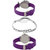 Neutron Classical Rich Fish Shape Analogue Purple And Silver Color Girls And Women Watch - G54-G353-G10 (Combo Of  3 )