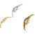 Neutron Best Exclusive Chain Analogue Silver And Gold Color Girls And Women Watch - G70-G266-G115 (Combo Of  3 )