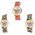 Neutron Contemporary Heart Butterfly Analogue Multi Color Color Girls And Women Watch - G131-G132-G133 (Combo Of  3 )