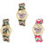 Neutron Best Present Butterfly And Elephant Analogue Multi Color Color Girls And Women Watch - G133-G157-G139 (Combo Of  3 )