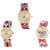 Neutron Contemporary Exclusive Butterfly Analogue Multi Color Color Girls And Women Watch - G168-G316-G139 (Combo Of  3 )