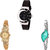 Neutron Modern Rich  Analogue Black, Gold And Silver Color Girls And Women Watch - G8-G265-G406 (Combo Of  3 )