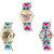 Neutron Contemporary Rich Butterfly, Elephant And Paris Eiffel Tower Analogue Multi Color Color Girls And Women Watch - G130-G160-G143 (Combo Of  3 )