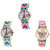 Neutron Contemporary Fashion Paris Eiffel Tower And Butterfly Analogue Multi Color Color Girls And Women Watch - G143-G149-G142 (Combo Of  3 )
