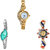 Neutron Latest Collegian Chain And Peacock Analogue Gold And Silver Color Girls And Women Watch - G115-G406-G118 (Combo Of  3 )