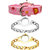 Neutron Classical Quartz Barbie Doll And Chain Analogue Pink, Silver And Gold Color Girls And Women Watch - G7-G404-G336 (Combo Of  3 )