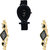 Neutron Brand New Diwali Fish Shape Analogue Black And Gold Color Girls And Women Watch - G55-G266-G266 (Combo Of  3 )