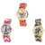 Neutron Modern Quartz Butterfly, Paris Eiffel Tower And Elephant Analogue Multi Color Color Girls And Women Watch - G131-G152-G157 (Combo Of  3 )