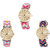 Neutron Treading Branded  Analogue Multi Color Color Girls And Women Watch - G317-G319-G318 (Combo Of  3 )