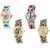 Neutron New 3D Design Butterfly, Paris Eiffel Tower And Elephant Analogue Multi Color Color Girls And Women Watch - G136-G151-G156-G166 (Combo Of  4 )