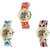 Neutron Brand New Fashion Elephant Analogue Multi Color Color Girls And Women Watch - G155-G160-G162 (Combo Of  3 )
