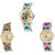 Neutron Modern Tread Elephant Analogue Multi Color Color Girls And Women Watch - G160-G166-G164 (Combo Of  3 )