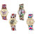 Neutron New Italian Designer Butterfly, Paris Eiffel Tower And Elephant Analogue Multi Color Color Girls And Women Watch - G134-G146-G162-G164 (Combo Of  4 )