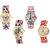 Neutron New Professional Butterfly, Paris Eiffel Tower And Elephant Analogue Multi Color Color Girls And Women Watch - G135-G310-G162-G165 (Combo Of  4 )