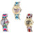Neutron Latest Wrist  Butterfly, Paris Eiffel Tower And Elephant Analogue Multi Color Color Girls And Women Watch - G136-G143-G162 (Combo Of  3 )