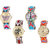 Neutron New Gift Butterfly, Paris Eiffel Tower And Elephant Analogue Multi Color Color Girls And Women Watch - G130-G150-G162-G165 (Combo Of  4 )