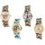 Neutron New Style Butterfly, Paris Eiffel Tower And Elephant Analogue Multi Color Color Girls And Women Watch - G132-G146-G160-G167 (Combo Of  4 )