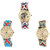 Neutron Modern Formal Elephant Analogue Multi Color Color Girls And Women Watch - G159-G315-G167 (Combo Of  3 )