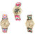 Neutron Contemporary Unique Elephant Analogue Multi Color Color Girls And Women Watch - G163-G319-G167 (Combo Of  3 )