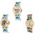 Neutron Modern Diwali Butterfly And Elephant Analogue Multi Color Color Girls And Women Watch - G136-G160-G167 (Combo Of  3 )