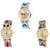 Neutron Brand New Wrist  Butterfly Analogue Multi Color Color Girls And Women Watch - G136-G316-G167 (Combo Of  3 )