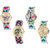 Neutron Treading High Quality Butterfly, Paris Eiffel Tower And Elephant Analogue Multi Color Color Girls And Women Watch - G130-G149-G311-G314 (Combo Of  4 )