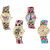Neutron Classical Professional Butterfly, Paris Eiffel Tower And Elephant Analogue Multi Color Color Girls And Women Watch - G132-G147-G162-G315 (Combo Of  4 )