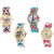 Neutron Best Style Butterfly, Paris Eiffel Tower And Elephant Analogue Multi Color Color Girls And Women Watch - G135-G150-G160-G317 (Combo Of  4 )